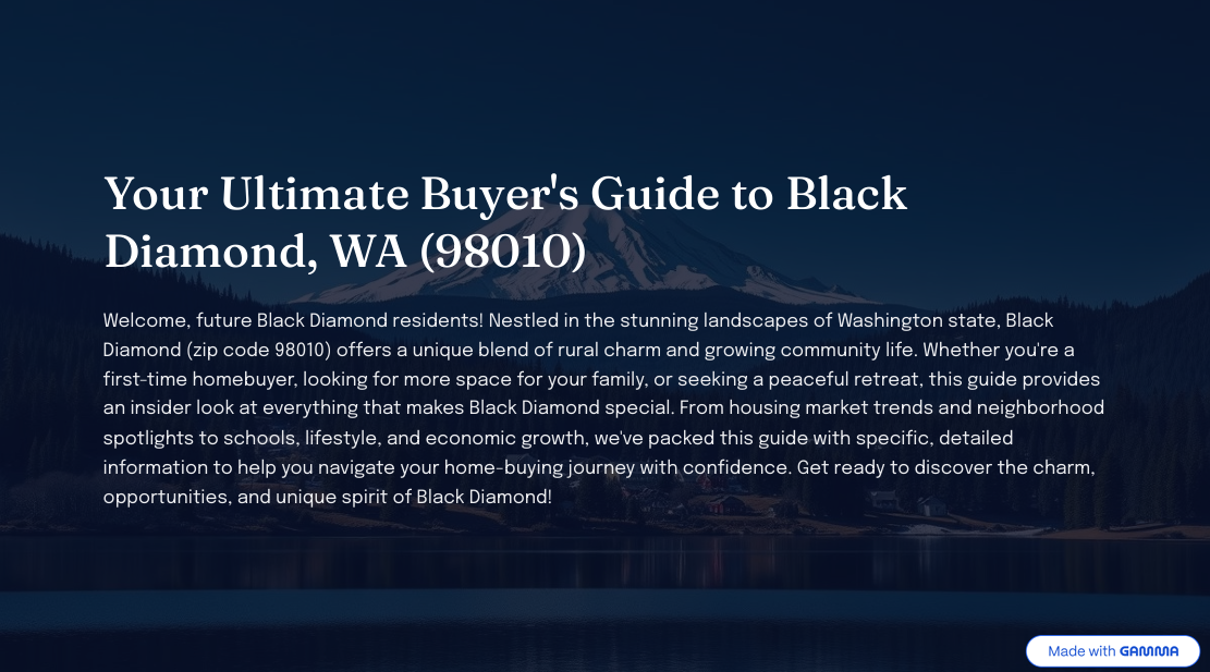 Black Diamond Guide Preview